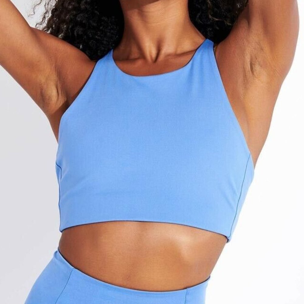 Periwinkle Topanga bra by girlfriend collective
